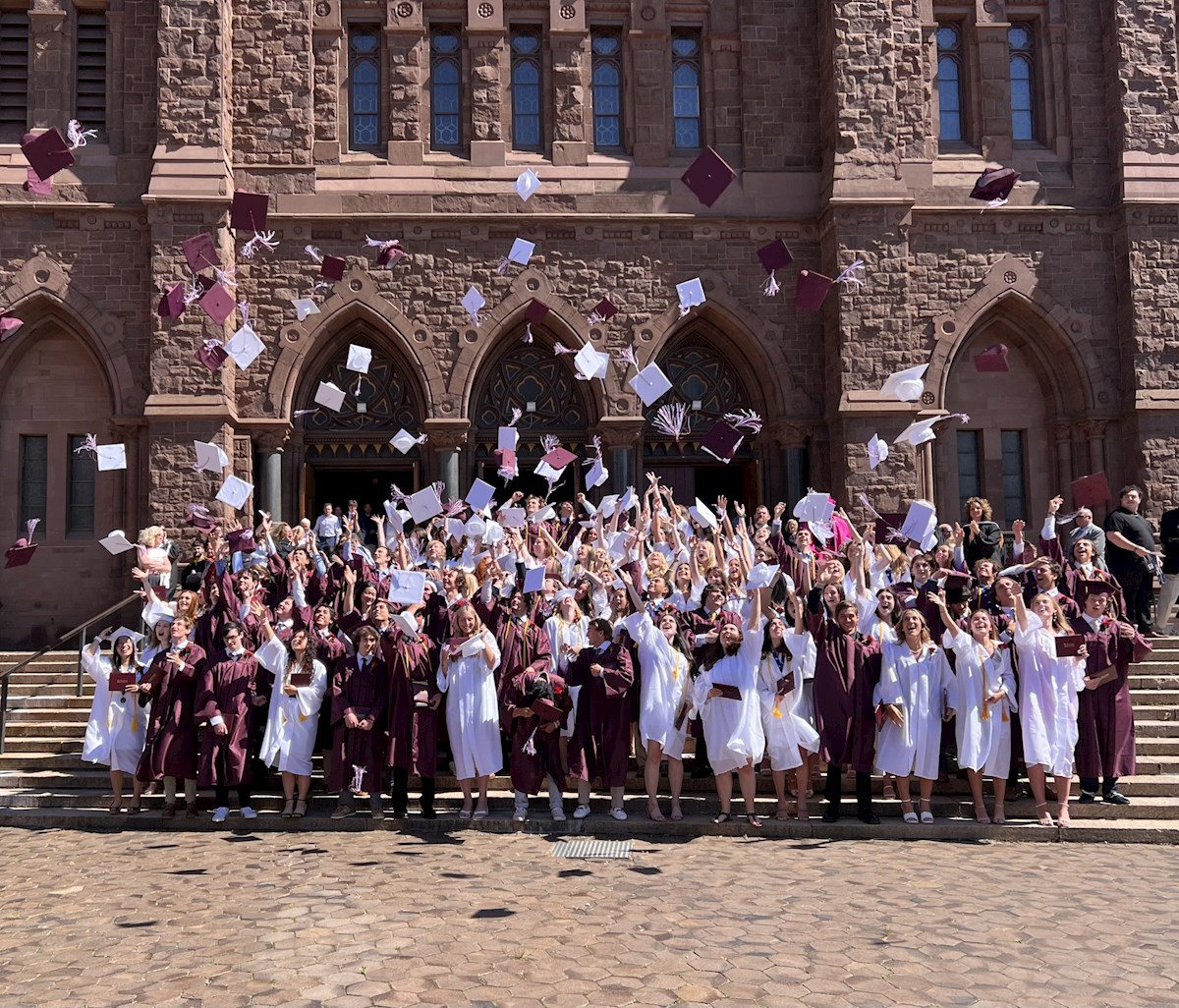 Prout Grads Jump for Joy